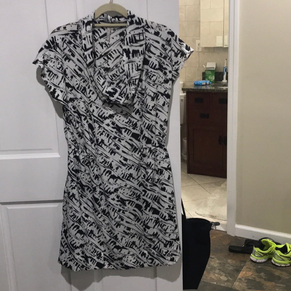 Black and white dress